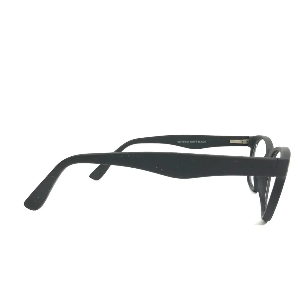 Enhance Eyeglasses Frames 3966 MATT BLACK Matte Black Rectangle 52-18-145
